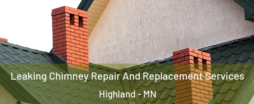 Leaking Chimney Repair And Replacement Services Highland - MN