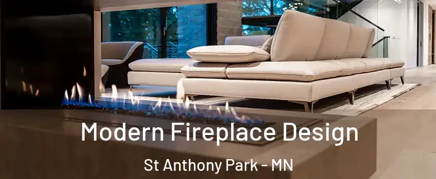 Modern Fireplace Design St Anthony Park - MN